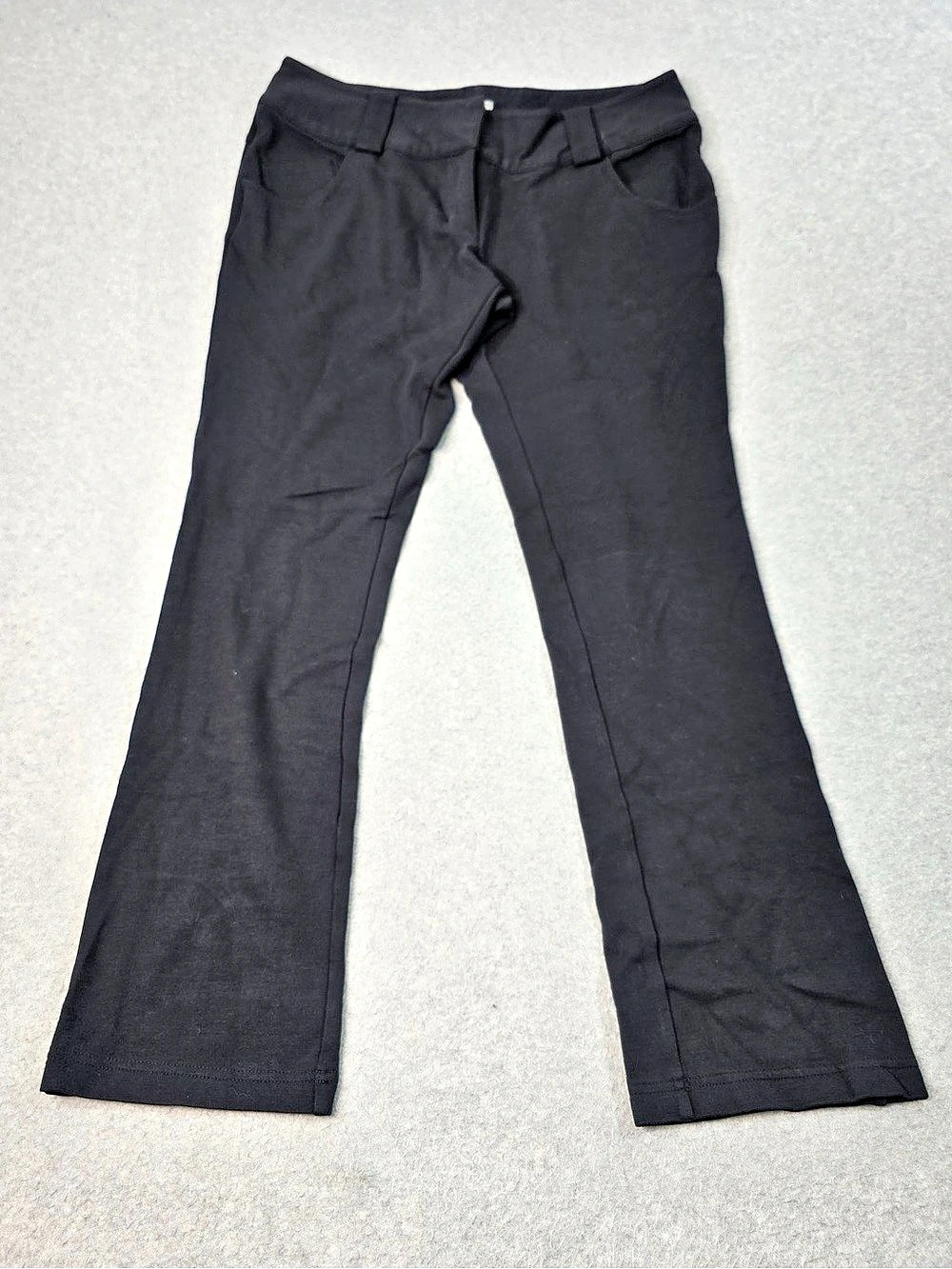 Adidas Pants Womens 8 Black Golf Stretch Performance Trousers Casual